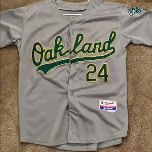 A’s MLB Jersey, STITCHED RICKEY HENDERSON JERSEY